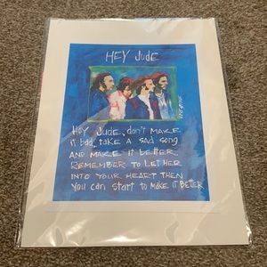 Beatles Hey Jude print
